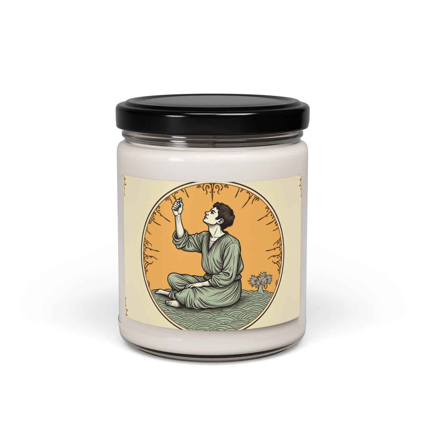 Meditation Scented Soy Candle - Relaxation & Mindfulness Aromatherapy